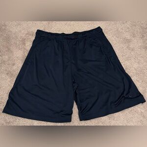 Nike Dri-Fit Mens Navy Blue Drawstring Basketball Shorts Size Large